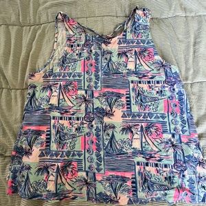 Lilly Pulitzer whisper blue yeah buoy sailboat print XL